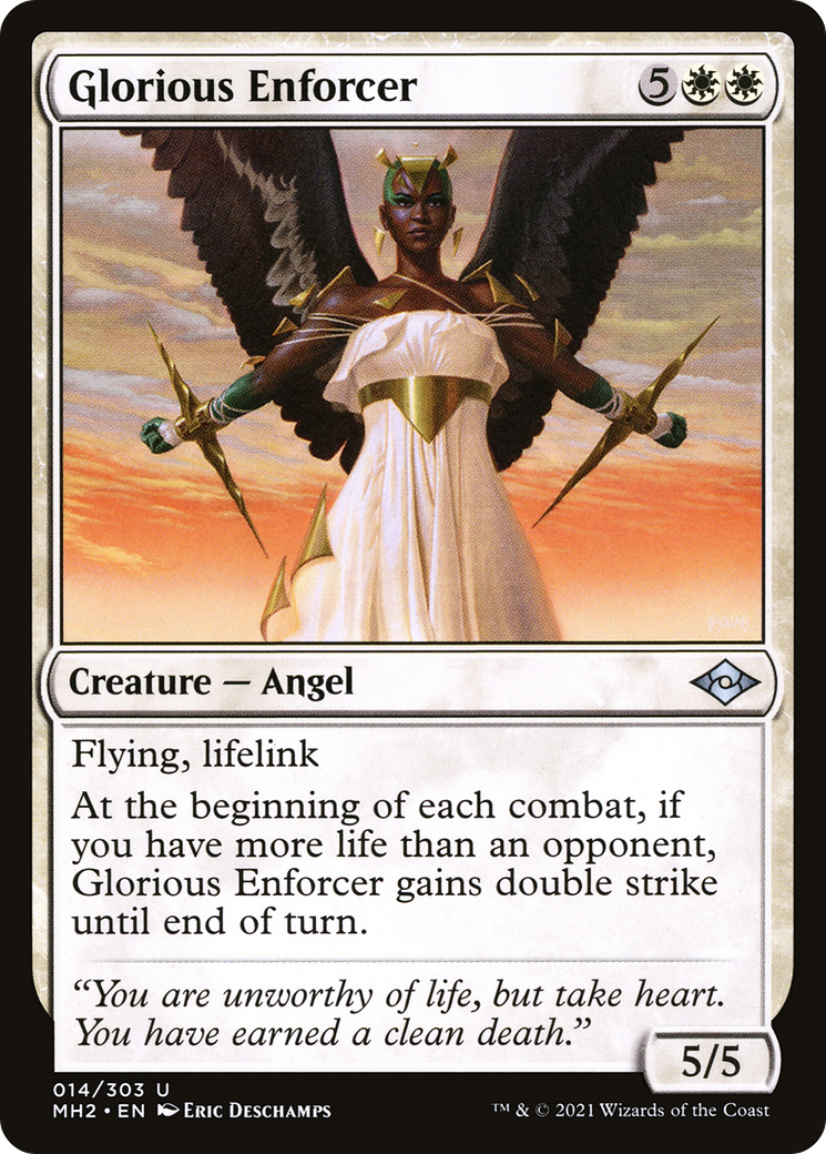 Glorious Enforcer (14) [Modern Horizons 2] foil - Deck Out Gaming