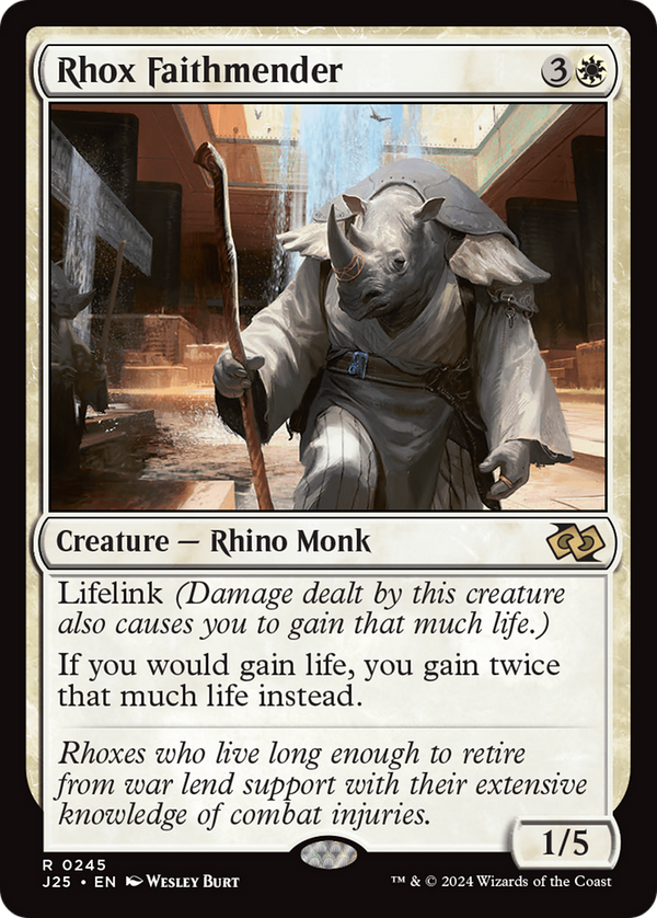 Rhox Faithmender (245) [Foundations Jumpstart] - Deck Out Gaming
