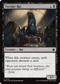 Burglar Rat (170) [Foundations] foil - Deck Out Gaming