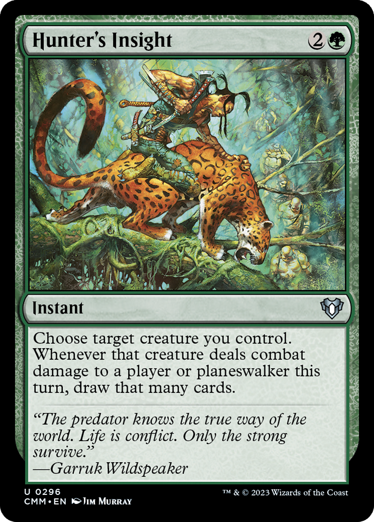 Hunter's Insight (296) [Commander Masters] - Deck Out Gaming