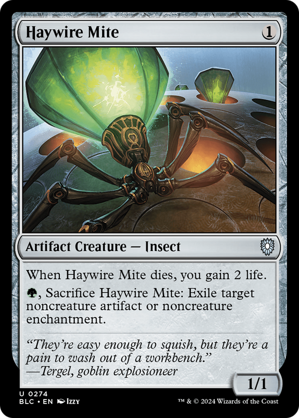 Haywire Mite (274) [Bloomburrow Commander] - Deck Out Gaming