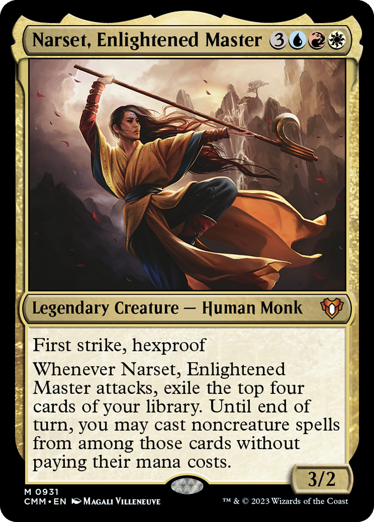 Narset, Enlightened Master (931) [Commander Masters] - Deck Out Gaming