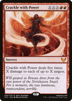 Crackle with Power (95) [Strixhaven: School of Mages] foil - Deck Out Gaming