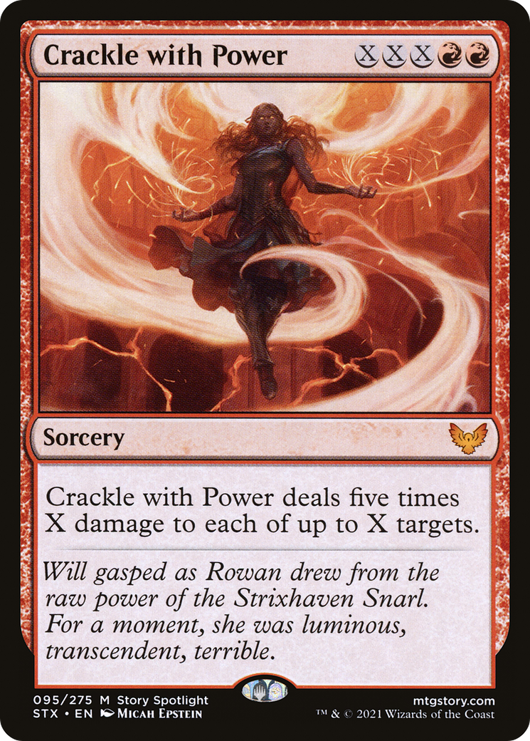 Crackle with Power (95) [Strixhaven: School of Mages] foil - Deck Out Gaming