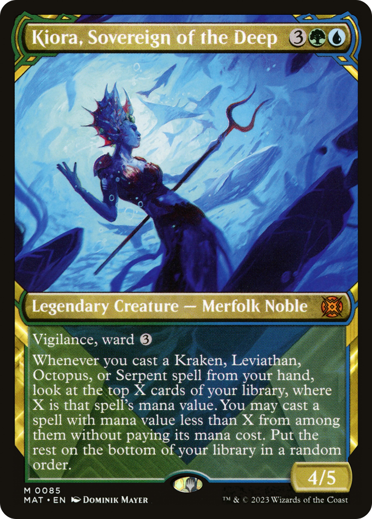 Kiora, Sovereign of the Deep (Showcase) (85) [March of the Machine: The Aftermath] - Deck Out Gaming