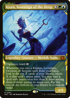 Kiora, Sovereign of the Deep (Showcase) (85) [March of the Machine: The Aftermath] - Deck Out Gaming