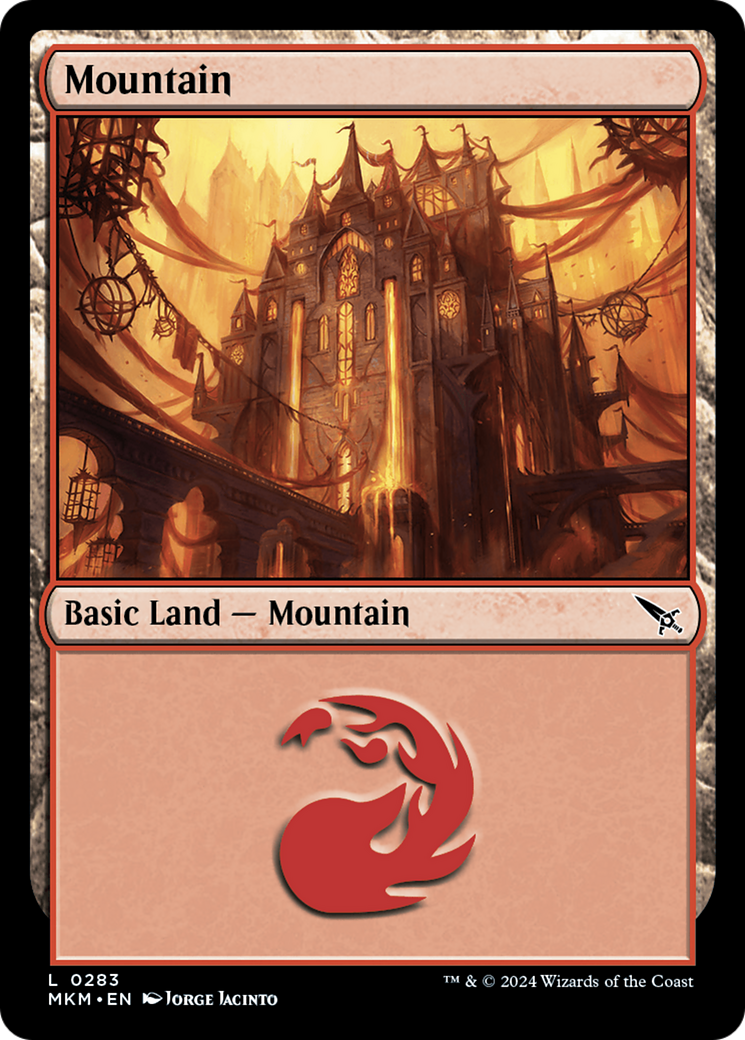 Mountain (0283) (283) [Murders at Karlov Manor] foil - Deck Out Gaming