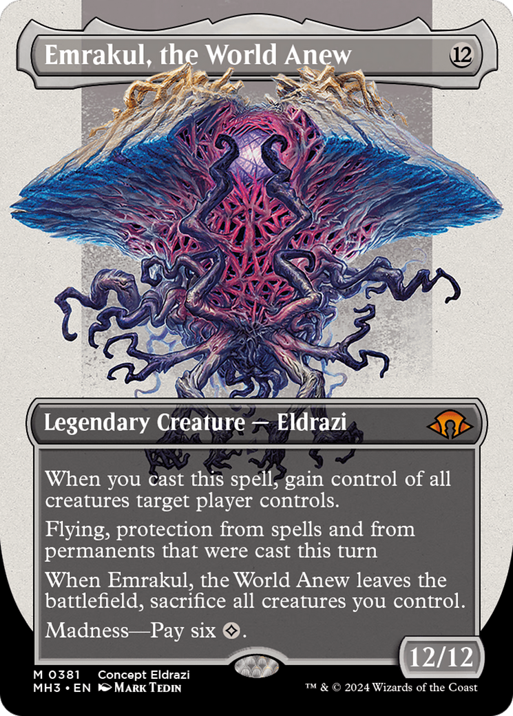 Emrakul, the World Anew (Borderless) (381) [Modern Horizons 3] foil - Deck Out Gaming