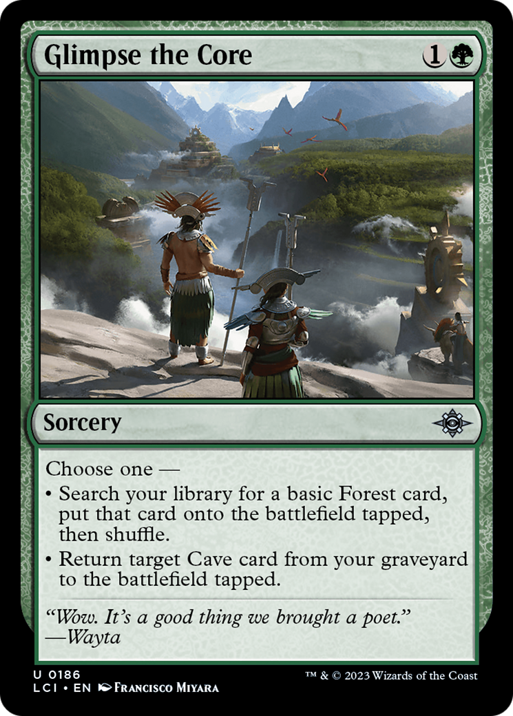 Glimpse the Core (186) [The Lost Caverns of Ixalan] foil - Deck Out Gaming