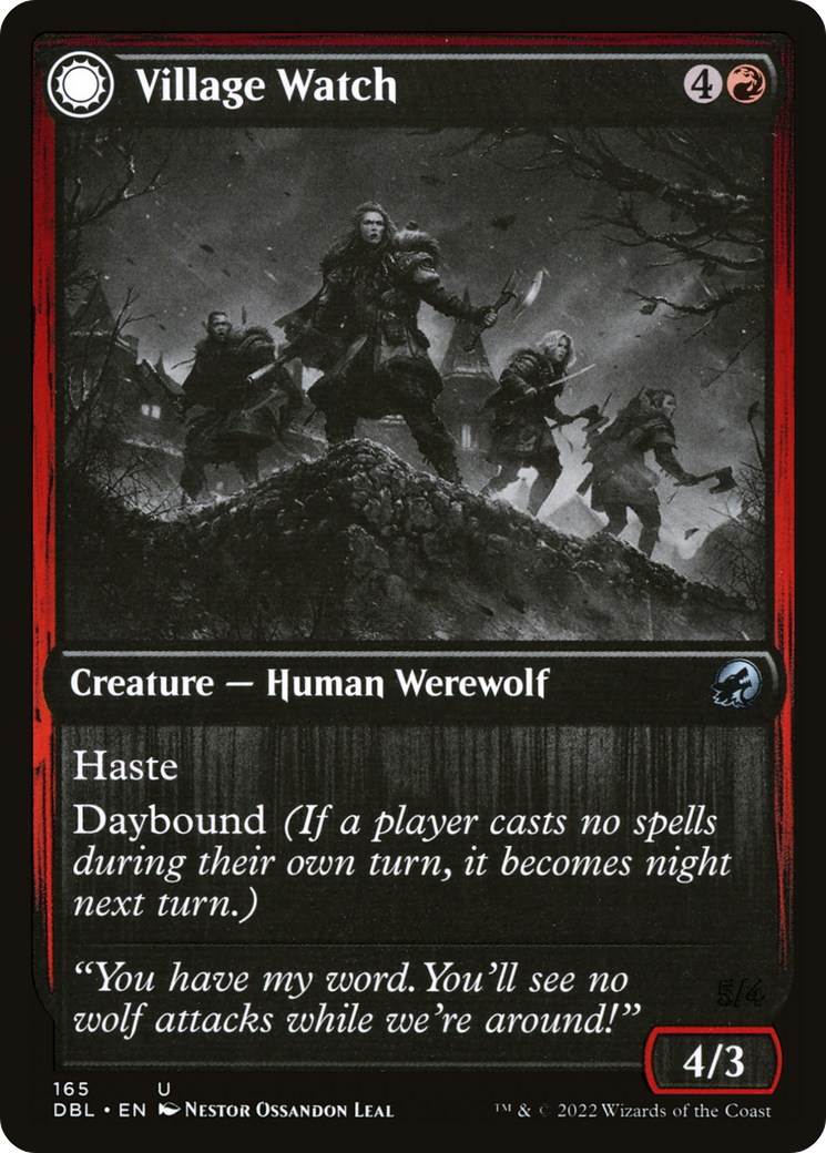 Village Watch (165) [Innistrad: Double Feature] - Deck Out Gaming