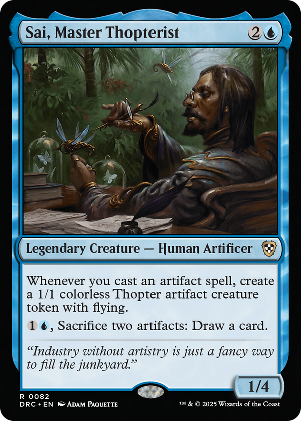 Sai, Master Thopterist (82) [Commander: Aetherdrift] - Deck Out Gaming