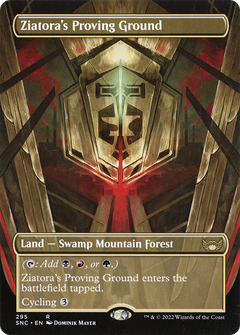 Ziatora's Proving Ground (Borderless) (295) [Streets of New Capenna] foil - Deck Out Gaming