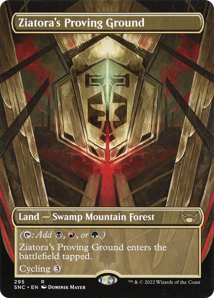 Ziatora's Proving Ground (Borderless) (295) [Streets of New Capenna] foil - Deck Out Gaming