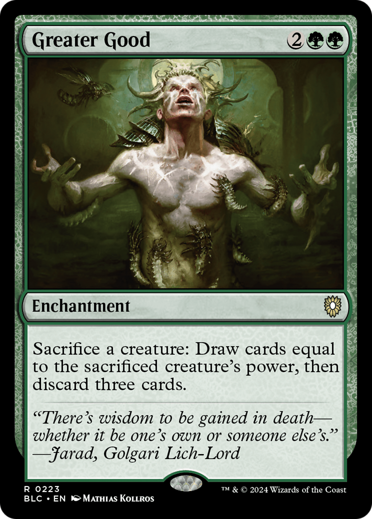 Greater Good (223) [Bloomburrow Commander] - Deck Out Gaming