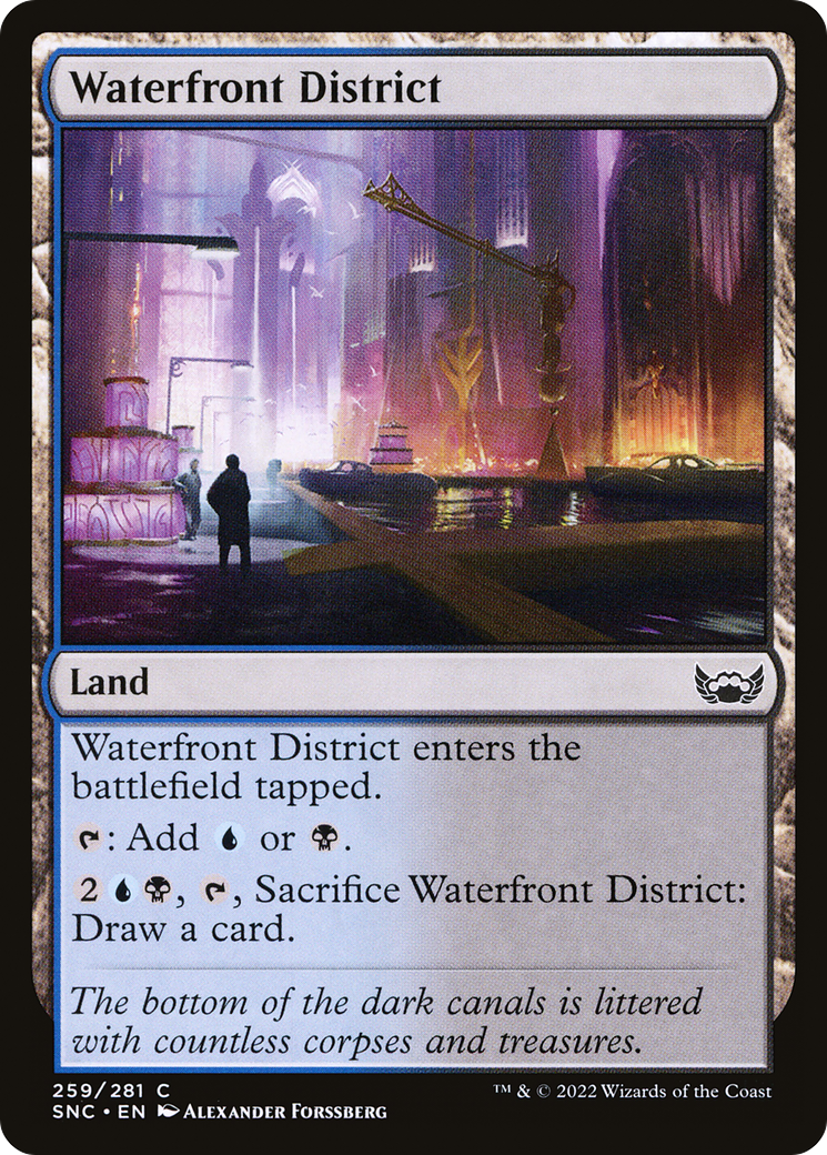 Waterfront District (259) [Streets of New Capenna] foil - Deck Out Gaming