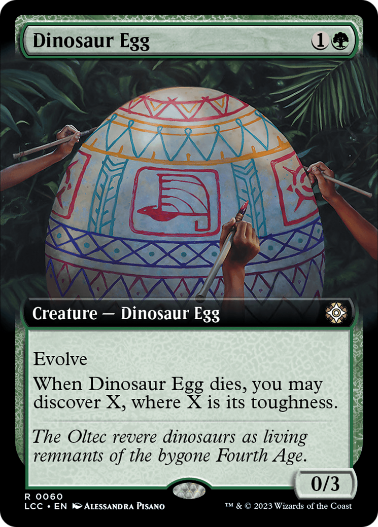 Dinosaur Egg (Extended Art) (60) [The Lost Caverns of Ixalan Commander] - Deck Out Gaming