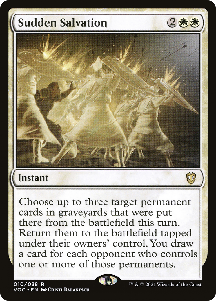 Sudden Salvation (10) [Commander: Innistrad: Crimson Vow] - Deck Out Gaming