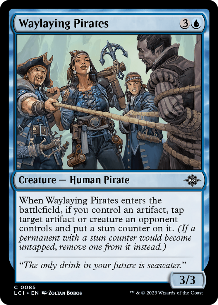 Waylaying Pirates (85) [The Lost Caverns of Ixalan] foil - Deck Out Gaming