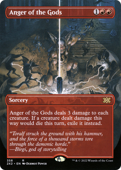Anger of the Gods (Borderless) (358) [Double Masters 2022] foil - Deck Out Gaming