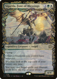 Sigarda, Font of Blessings (Halo Foil) (226) [March of the Machine: The Aftermath] foil - Deck Out Gaming