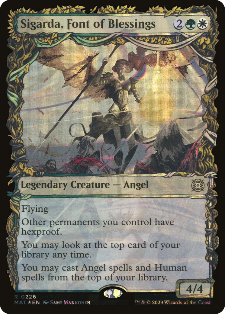Sigarda, Font of Blessings (Halo Foil) (226) [March of the Machine: The Aftermath] foil - Deck Out Gaming