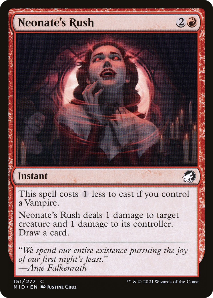 Neonate's Rush (151) [Innistrad: Midnight Hunt] foil - Deck Out Gaming