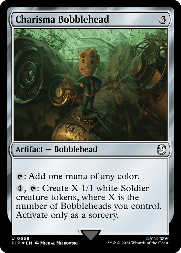 Charisma Bobblehead (Surge Foil) (658) [Fallout] foil - Deck Out Gaming