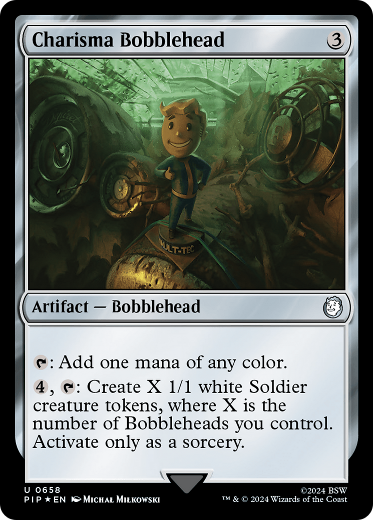Charisma Bobblehead (Surge Foil) (658) [Fallout] foil - Deck Out Gaming