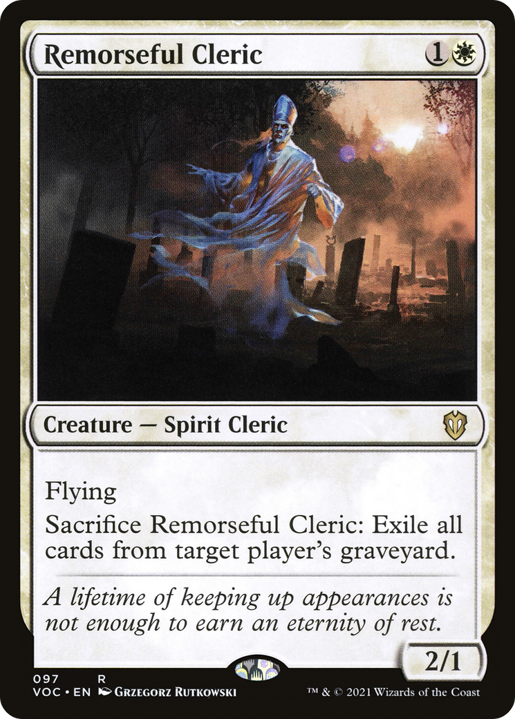 Remorseful Cleric (97) [Commander: Innistrad: Crimson Vow] - Deck Out Gaming