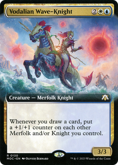 Vodalian Wave-Knight (Extended Art) (130) [March of the Machine Commander] - Deck Out Gaming