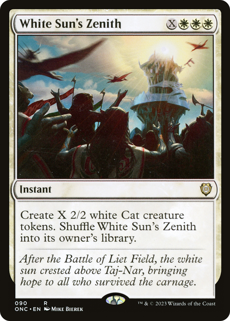 White Sun's Zenith (90) [Phyrexia: All Will Be One Commander] - Deck Out Gaming