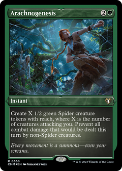 Arachnogenesis (553) [Commander Masters] etched - Deck Out Gaming