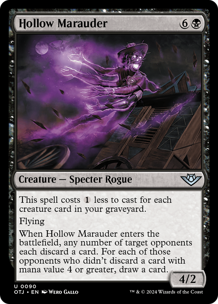 Hollow Marauder (90) [Outlaws of Thunder Junction] foil - Deck Out Gaming
