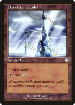 Darksteel Citadel (Retro Frame) (180) [Commander: The Brothers' War] - Deck Out Gaming
