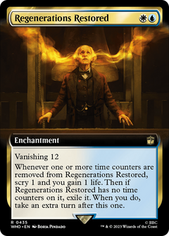 Regenerations Restored (Extended Art) (435) [Doctor Who] foil - Deck Out Gaming