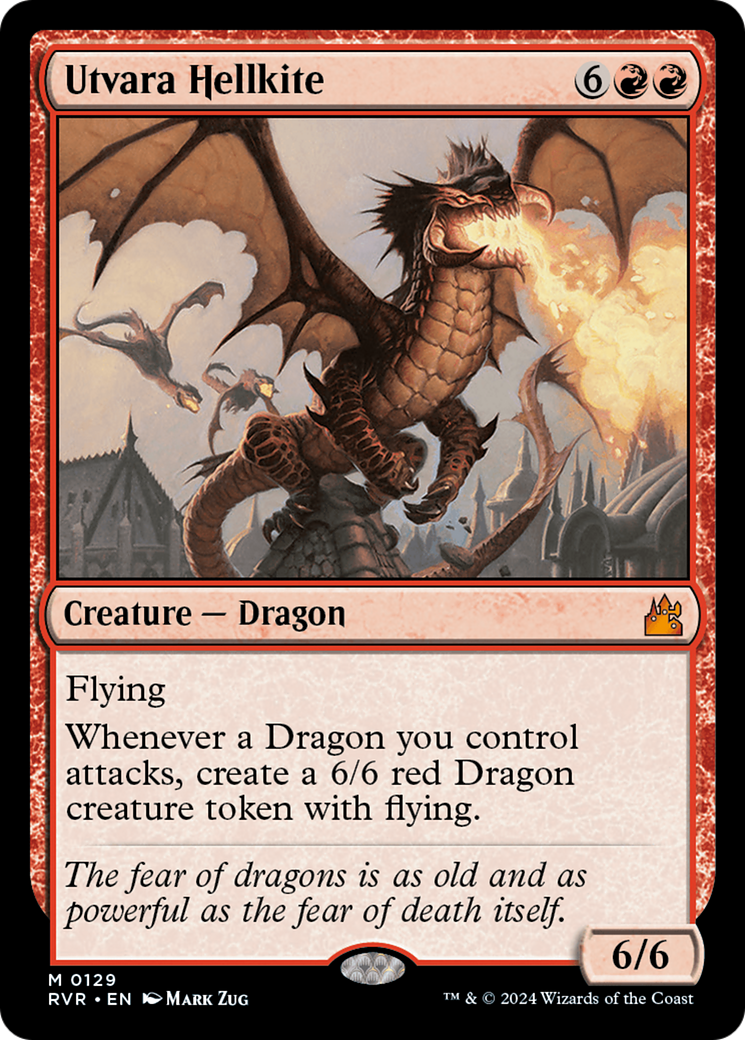 Utvara Hellkite (129) [Ravnica Remastered] foil - Deck Out Gaming