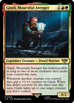 Gimli, Mournful Avenger (209) [The Lord of the Rings: Tales of Middle-earth] foil - Deck Out Gaming