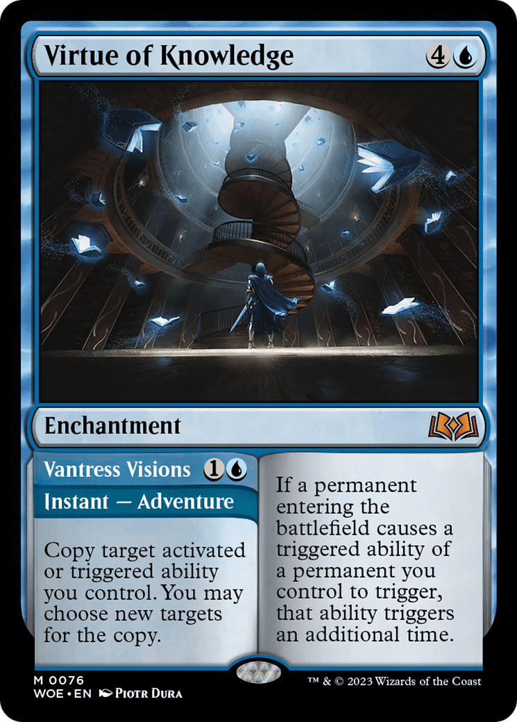 Virtue of Knowledge (76) [Wilds of Eldraine] foil - Deck Out Gaming