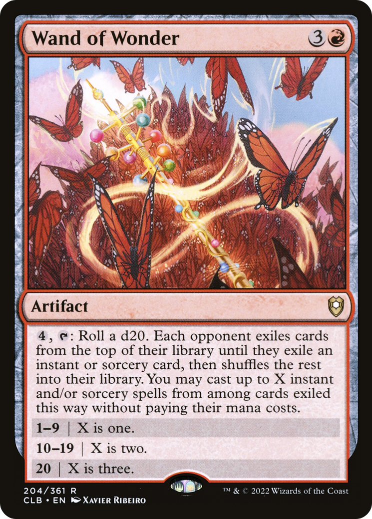 Wand of Wonder (204) [Commander Legends: Battle for Baldur's Gate] foil - Deck Out Gaming