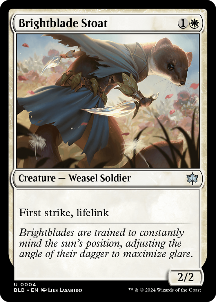 Brightblade Stoat (4) [Bloomburrow] - Deck Out Gaming