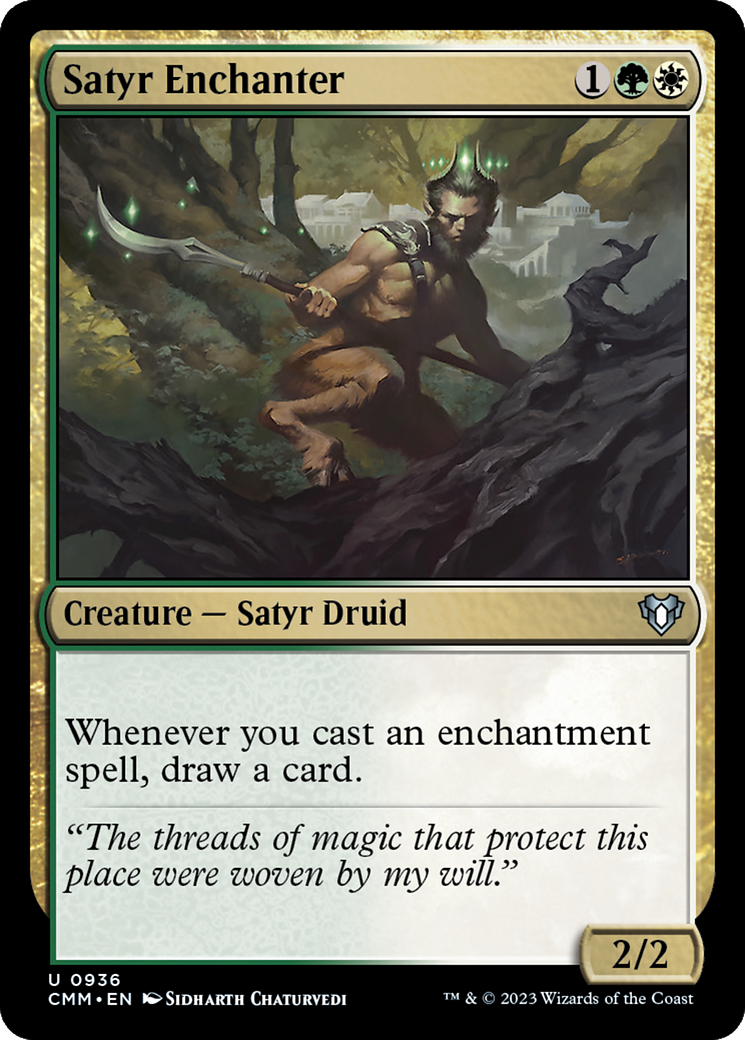 Satyr Enchanter (936) [Commander Masters] - Deck Out Gaming