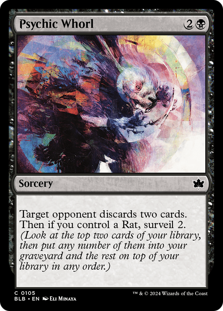 Psychic Whorl (105) [Bloomburrow] - Deck Out Gaming