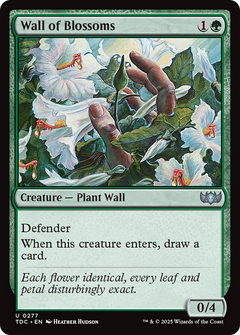 Wall of Blossoms (277) [Commander: Tarkir: Dragonstorm] - Deck Out Gaming