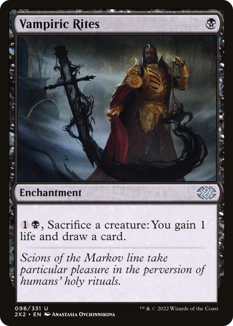 Vampiric Rites (98) [Double Masters 2022] foil - Deck Out Gaming