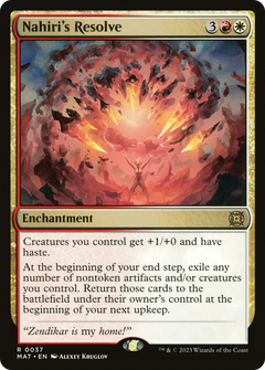 Nahiri's Resolve (37) [March of the Machine: The Aftermath] - Deck Out Gaming