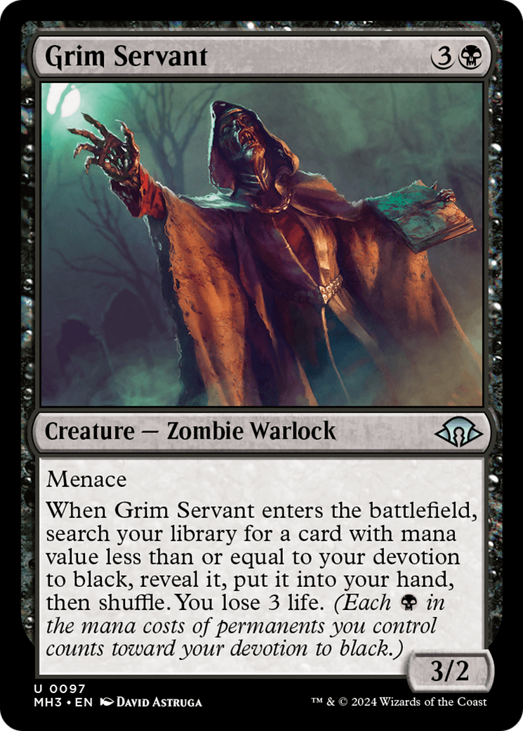 Grim Servant (97) [Modern Horizons 3] foil - Deck Out Gaming