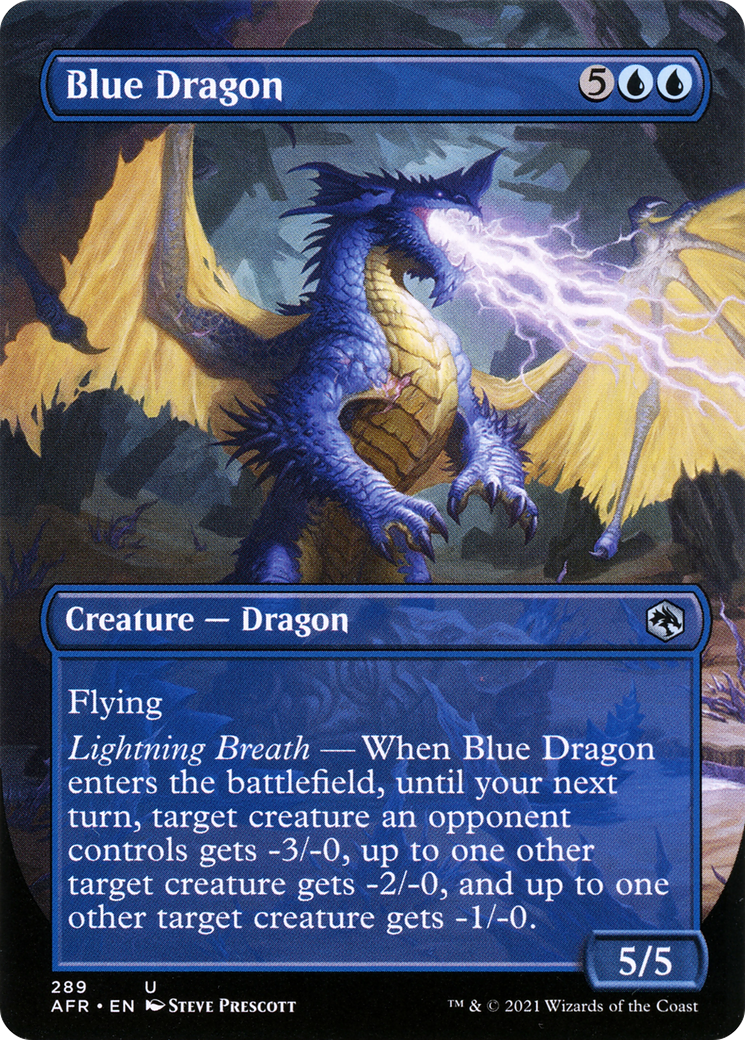 Blue Dragon (289) [Adventures in the Forgotten Realms] foil - Deck Out Gaming