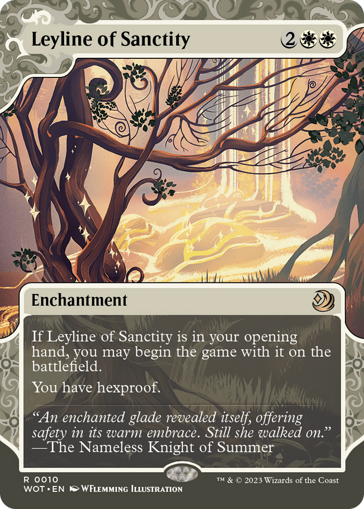 Leyline of Sanctity (10) [Wilds of Eldraine: Enchanting Tales] foil - Deck Out Gaming