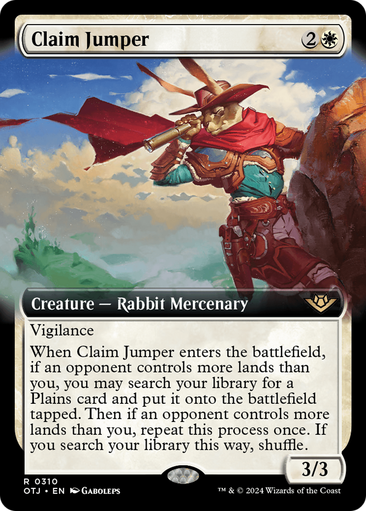 Claim Jumper (Extended Art) (310) [Outlaws of Thunder Junction] - Deck Out Gaming