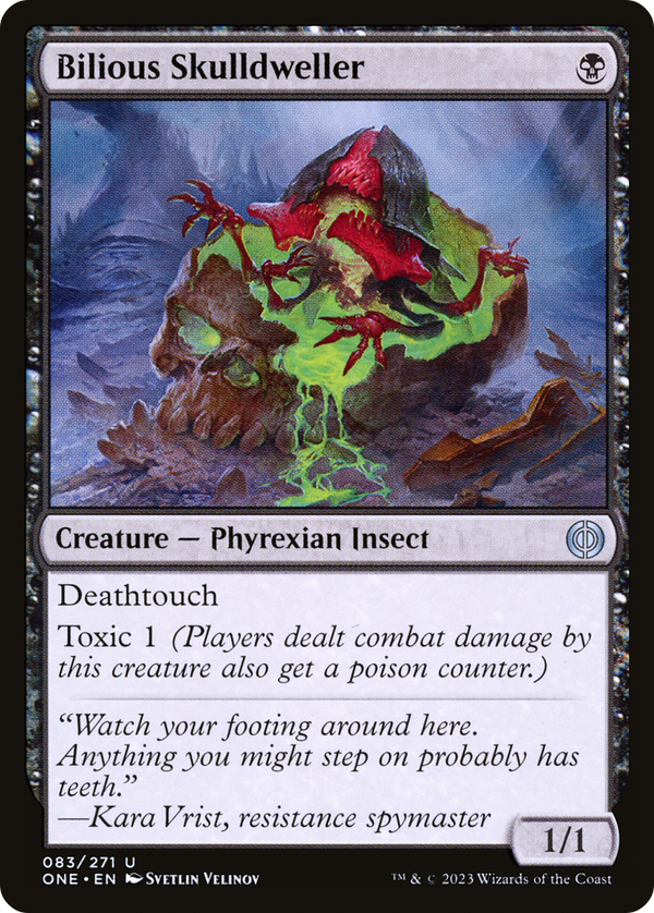 Bilious Skulldweller (83) [Phyrexia: All Will Be One] foil - Deck Out Gaming